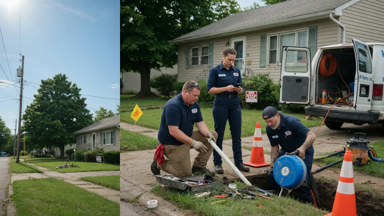 Sewer Line Repair in Oakwood, VA near me